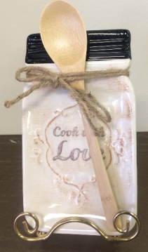 Cooking With Love Spoon Rest