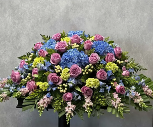 Cool Hues Casket Spray 