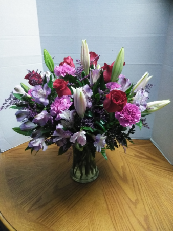 Cool Lavender All occasion vase arrangement