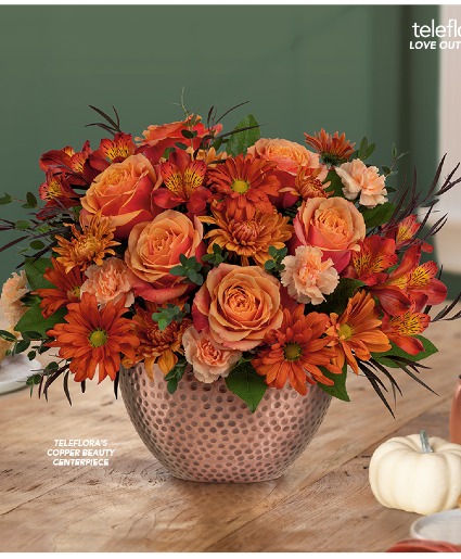 Copper Beauty Centerpiece 