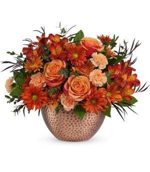 Copper Beauty Centerpiece T21T100A Teleflora's 