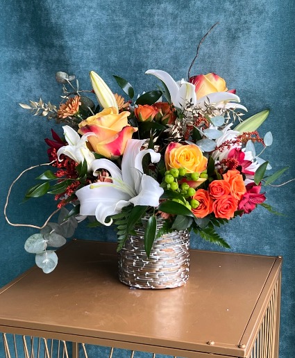 COPPER CHIC FLOWER ARRANGEMENT