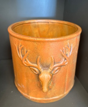 Copper Deer Pot