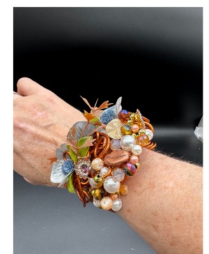 Copper Garden Cuff Custom design