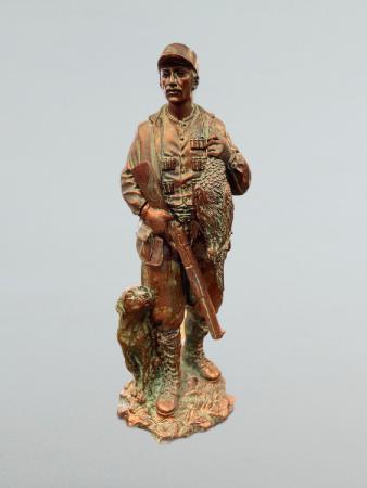 Copper Hunter Statue
