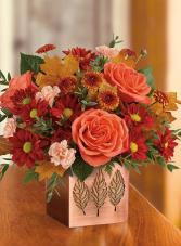 Copper Petals Bouquet Fall Arrangement