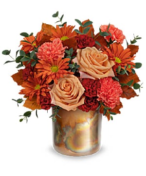 Copper Rose - 233 Vase arrangement 