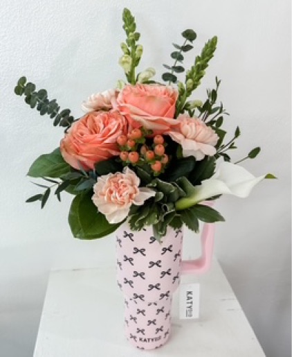 Coquette Cup Floral Arrangement 