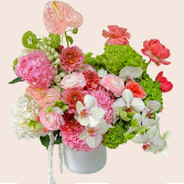 Coral Couture Vase Arrangement