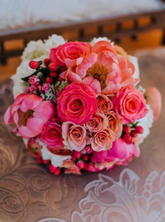 Coral Dreams Bridal Bouquet