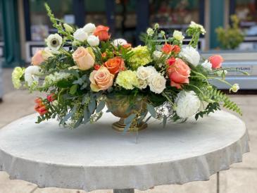 Coral Melody Centerpiece in Baltimore, MD | Tasha Flowers-Your Personal Florist