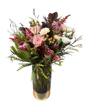 Coraline Muted pink Mixed Bouquet