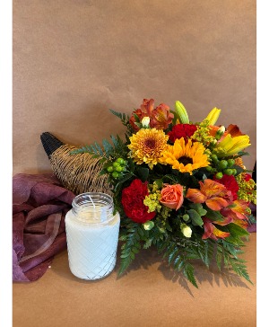 Cornucopia and Candle Package 