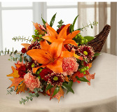 Cornucopia Autumn Centerpiece CAC24 Acacia