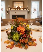 Cornucopia Centerpiece in Vernon, New Jersey | HIGHLAND FLOWERS