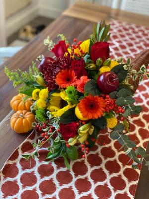 Cornucopia Delight  Bright Flowers