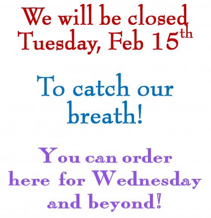 Shop & Holiday Hours 