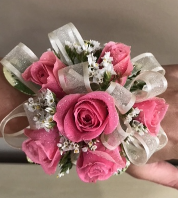 Hot Pink Spray Rose Corsage In Draper Ut Enchanted Cottage Floral