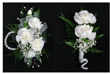 Corsage and Boutineer Set Can Be Done In Pink or Red