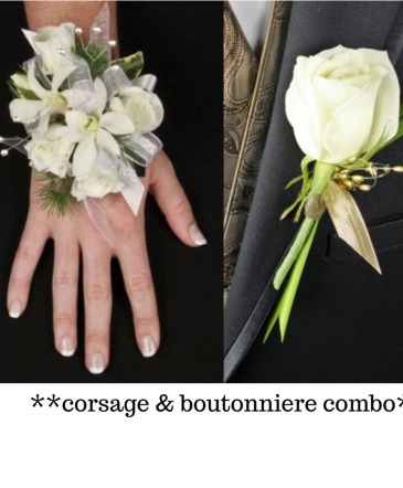 Corsage & Boutonniere Prom flowers in Abbotsford, BC | BUCKETS FRESH FLOWER MARKET INC.