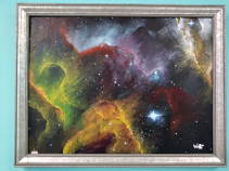 Cosmic Gallery Acrylic Painting