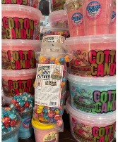 Cotton Candy and  Flavoured Popcorn