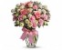 Cotton Candy Vase of  Beautifull Pinks & Whites