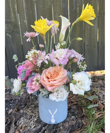 Cotton-tail Spring Floral in Eunice, LA | PETALS & POTS, LLC