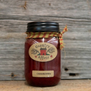Country Affair 16oz Jar Candle  Mulberry (Burgundy)