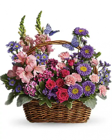 Country Basket Blooms  