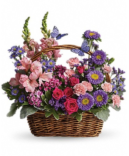 Country Basket Blooms T48-3A