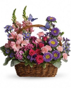 Country Basket Blooms T48-3A