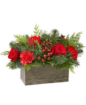 Country Christmas Centerpiece