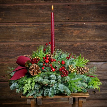 Country Christmas Centerpiece 