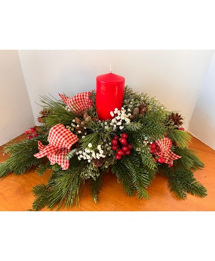 Country Christmas Centerpiece