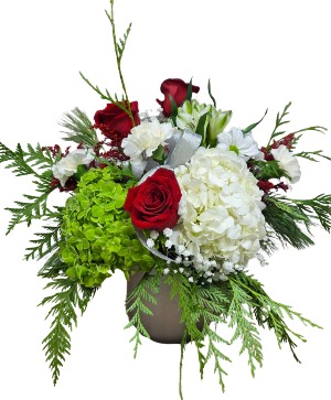 Silver Bells Fresh arrangement