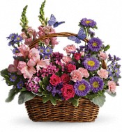 Country fresh flower Basket 