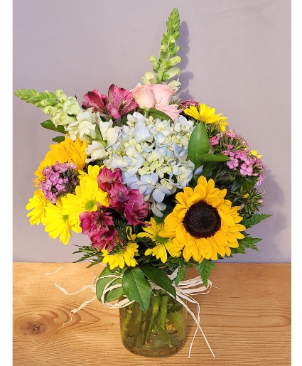 Country Girl Charm Vase Arrangement