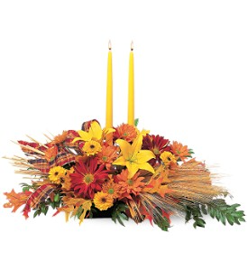 Country Harvest                          TF75-1 Fresh candle arrangement 