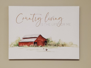 Country Living Canvas Giftware