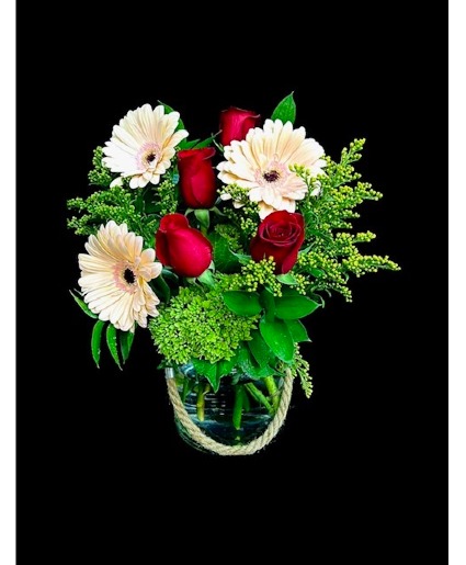 Country Love Daisy Mix With Roses