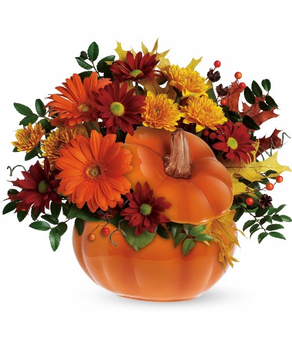 Country Pumpkin Fresh Arrangement