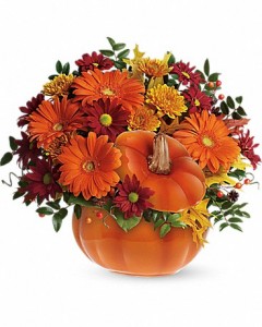 Country Pumpkin Reusable Container, 2x the gift!