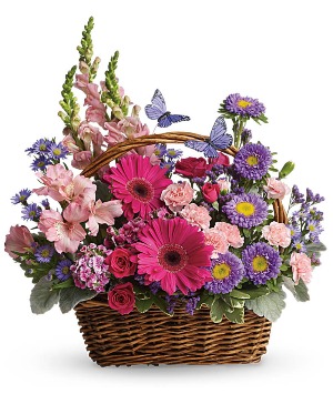 Country side blooms Basket