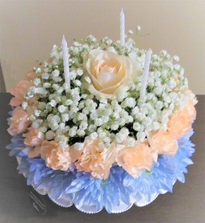 Country Summer Days Flower Cake Half Size Flower Cake