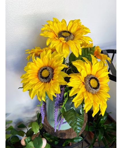 Country Sunflower Silk Arrangement