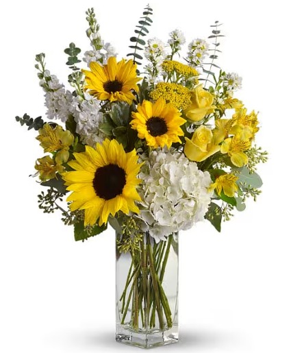 Country Sunny day Bouquet Vase Arrangement
