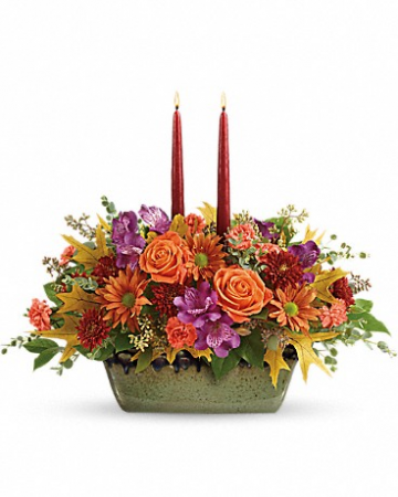 Country Sunrise Thanksgiving Centerpiece