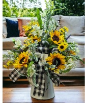 Country Sunshine Vase Arrangement