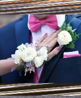 Couples Special Wrist Corsage & Boutonniere